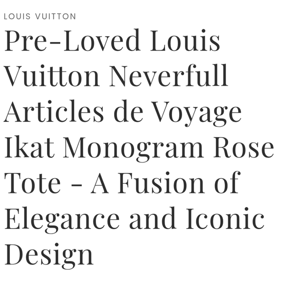 Louis Vuitton MM Neverfull Articles De Voyage - Picture 13 of 16